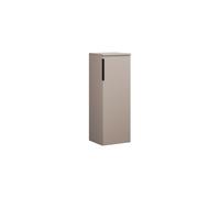 burgbad Eqio armario de media altura 1 puerta, bisagra derecha, 960x350x320mm, UH3525RF6583G0252, Color: Gris claro mate / Gris claro mate, tirador negro mate G0252