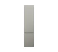 burgbad Lin20 armario alto con 1 puerta y cesto de ropa, bisagra a la izquierda, 400x345x1760mm, HSPG040LF5352, Color: Gris basalto mate con borde láser