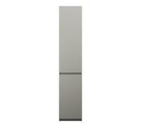 burgbad Lin20 armario alto con 2 puertas, bisagra a la izquierda, 400x345x2000mm, HSPJ040LF5352, Color: Gris basalto mate con borde láser
