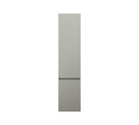 burgbad Lin20 armario alto con 2 puertas y estantes angulares, bisagra derecha, 400x245x1760mm, HSPF040RF5352, Color: Gris basalto mate con borde láser