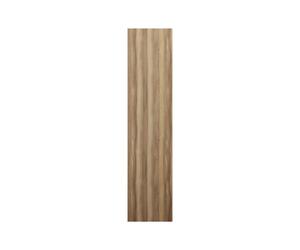 burgbad Lin20 espejo de cuerpo entero con puerta de caja e iluminación LED, bisagra de puerta a la izquierda, 400x150x1760mm, SPQM040LF5357, Color: Ceniza Dekor Cappuccino