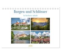 Burgen und Schlösser (Tischkalender 2026 DIN A5 quer), CALVENDO Monatskalender: Sachsen-Anhalt hat eine reiche Geschichte und ist gespickt mit Burgen ... die eine besondere Faszination ausstrahlen.