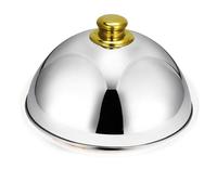 Burger Cloche - Cúpula para Hamburguesas | cúpula de fusión | Acero Inoxidable Cloche Servir Campana Cubierta | Cubierta de Acero Inoxidable | Cubierta para Alimentos de Acero Inoxidable |