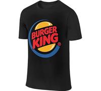 Burger King Unisex 100% Cotton Short-Sleeve T-Shirts Black XL