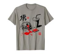 Burger Lover Hot Killing Salsa Abstracto Ketchup Splash Art Camiseta