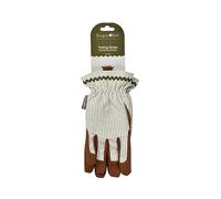 Burgon & Ball Colour Collection - Guantes de rayas color verde oliva