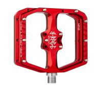 Burgtec Pedales de plataforma Edición B-Rage MK5 Penthouse Flat rojo one_size