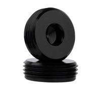 Burgtec Tapas finales para pedales de plataforma MK4 - 2 piezas negro