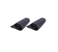 BURI Lámina corrugada para bancal elevado, 2 x 6,5 x 0,9 m = 11,7 m², de HDPE, protección contra la humedad, protección contra la humedad, protección de raíces, sellado de estructuras, resistente a