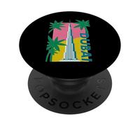 Burj Khalifa Dubai Art Simple Gráfico Moderno PopSockets PopGrip Adhesivo