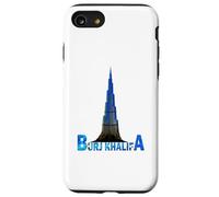 Burj Khalifa Dubai Tallest Building Emiratos Árabes Unidos Eau Carcasa para iPhone SE (2020) / 7/8