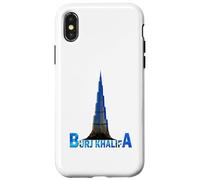 Burj Khalifa Dubai Tallest Building Emiratos Árabes Unidos Eau Carcasa para iPhone X/XS