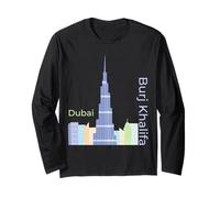 Burj Khalifa Rascacielos Dubái Emiratos Árabes Burj Khalifa Manga Larga