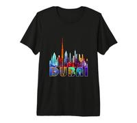 Burj Khalifa Rascacielos Emiratos Árabes Unidos Dubai Holidays Camiseta Premium