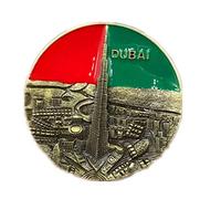 Burj Khalifa Tower Dubai Imán para nevera World City 3D Metal fuerte recuerdo turístico regalo chino imán hecho a mano creativo hogar y cocina decoración magnética (Dubai 1)