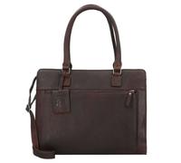Burkely Antiguo Avery Bolsa de hombro de cuero 35,5 cm Compartimento para portátil marrón
