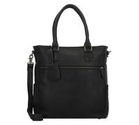 Burkely Antique Avery Bolsa de hombro Piel natural 34 cm Compartimento para el portátil negro