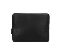 Burkely Antique Avery Funda para portátil Piel natural 35 cm negro