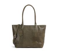 Burkely Cool Colbie Bolsa shopping oliva, cuero, mujer