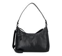 Burkely Creased Crystal Bolsa de hombro Piel 31 cm negro