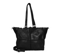 Burkely Cuero bolso de hombro bolso bandolera Lana Wide Tote Black negro