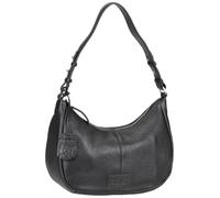 Burkely Cuero bolso de hombro bolso bandolera Soft Skylar Shoulderbag Round Black negro