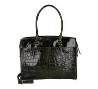 Burkely Cuero maletín bolsa de ordenador portátil con compartimento para portátil Cool Colbie Workbag 15,6" Olive verde oliva