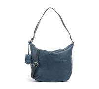 Burkely Natural Norah Bolso de hobo azul oscuro, cuero, mujer