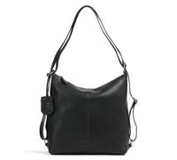 Burkely Soft Skylar Bolso mochila negro, cuero, mujer, 10L
