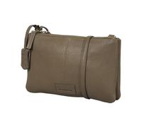 Burkely Soft Skylar Double Pocket Zip, Crossbody para Mujer, Taupe, Talla única