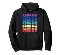 Burkina Faso Colorido Sudadera con Capucha