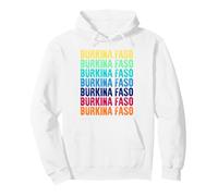 Burkina Faso Colorido Sudadera con Capucha