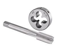Burkit Juego de machos y troqueles UNF de 1.3 cm-20 para mano derecha