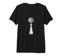 Burlesque Borla Pastie Negro y Blanco Glamour número 1 Camiseta Premium