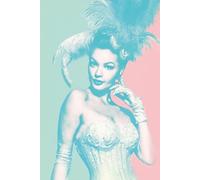 Burlesque Journal: A Glamorous Vintage Notebook Inspired by Theatre Showgirls, Cabaret Performers, and 1950s Poster Pin-up Art