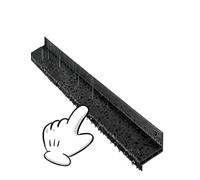 Burleta para el borde exterior de ventanas, Burlete autoadhesivo for ventana, puerta, coche, protector contra la lluvia de goma, longitudes múltiples, 50-500cm(400cm/157.5in)