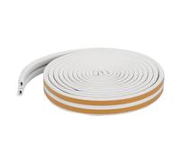 Burlete Adhesivo Tira De Sellado De Silicona Autoadhesiva Para Puertas Y Ventanas Antirrobo Insonorizada A Prueba De Viento Y Polvo Tipo D 9 X 6mm Color Blanco 3M