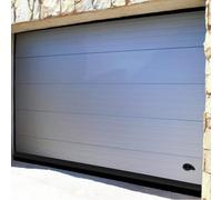 Burlete aislante para puertas de garaje 305 color NEGRO. Perfil en aluminio, fijación con tornillos. Flecos de NYLON aislantes de 35mm anti-ruido, anti-polvo, anti-insectos