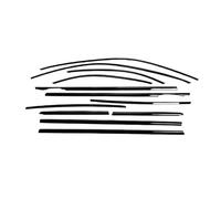 Burlete Aislante para Ventana Para Mercedes Para Benz GLC X253 2016-2021 Molduras De Acero Inoxidable Para Ventanas Exteriores Y Umbrales Laterales
