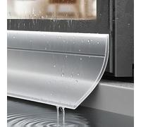 Burlete autoadhesivo for ventana de 3M, protector de barrera de agua for hueco de alféizar for ventanas correderas, abatibles y vehículos(Transparent,45mm)