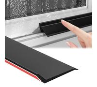Burlete Autoadhesivo para Ventanas - Tira de Goma Impermeable Que Evita filtraciones de Lluvia - Protección contra el Agua en el umbral de Ventanas corredizas y abatibles, vehículos (4,5 x 5