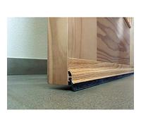 BURLETE BAJO PUERTA ADHESIVO LABIO BURCASA 105CM ROBLE 128330 ALUMINIO