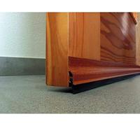 BURLETE BAJO PUERTA ADHESIVO LABIO BURCASA 105CM SAPELI 128320 ALUMINIO