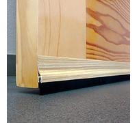 BURLETE BAJO PUERTA BURCASA ADHESIVO CEPILLO ALUMINIO PINO 092CM 127510