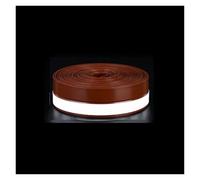 Burlete Bajo Puerta Cinta de sellado silicona for puertas y ventanas, autoadhesiva(Brown,25mm)