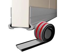 Burlete Bajo Puerta Exterior, Junta de Puerta Insonorizante Inferior Autoadhesiva, Aplicable para Múltiples Áreas Dentro del Hogar (Gris)