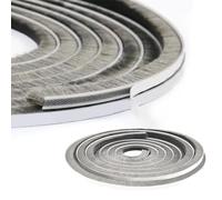 Burlete Cepillo Ventana Corredera, 6M(L)X9mm(B)X23mm(D) Junta de Cepillo Autoadhesiva, Tira de Sellado de Gasa para Burlete, para Anti Frío, Aislante,Ruido y Colisión, para Puerta Corredera, Ventana