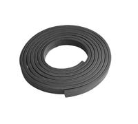 Burlete cuadrado for puerta de gabinete, EPDM negro, longitud 5 m, burlete de espuma de goma, 1 pieza(10x10mm)