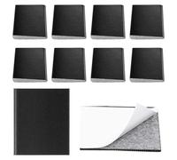 Burlete de 10 piezas de cinta aislante de esquina para ventana, tira de sellado de puerta, para garaje, ducha, patio, refrigerador, sótano, ventana del hogar