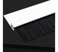Burlete de cepillo para puertas, Cepillo for polvo de Pvc con parte posterior adhesiva for tamaños múltiples espacios sellado inferior puerta(1 Pc,L 30cm x Brush Height 30mm)